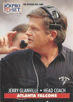 Jerry Glanville Atlanta Falcons 1991 Pro set NFL #99